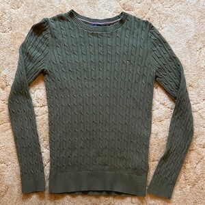 Tommy Hilfiger Olive Knit Sweater